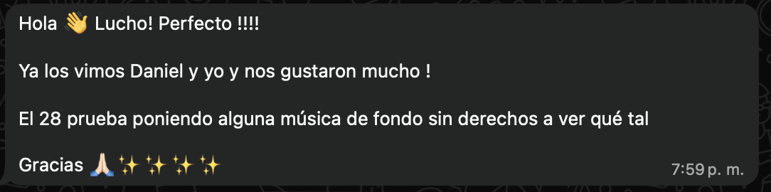 Testimonio de cliente